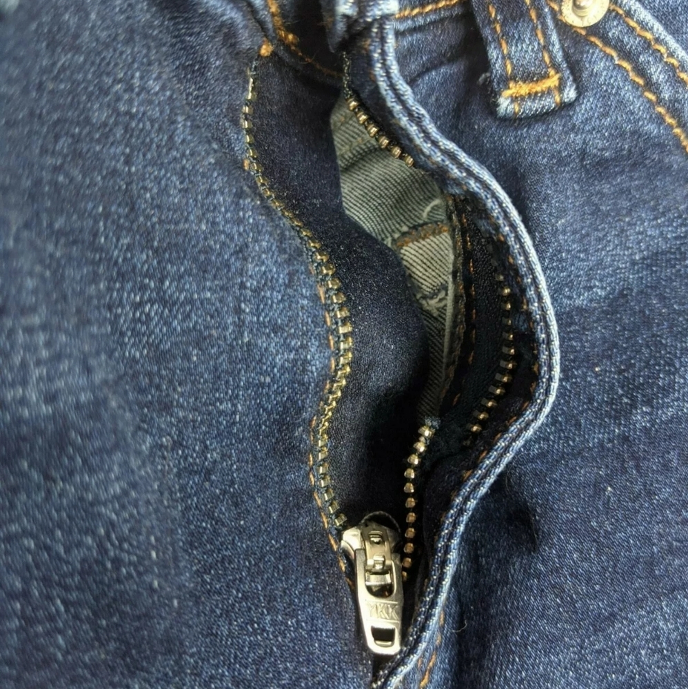 Topshop Moto Jamie High Rise Skinny Jeans Dark 26 - Picture 4 of 5